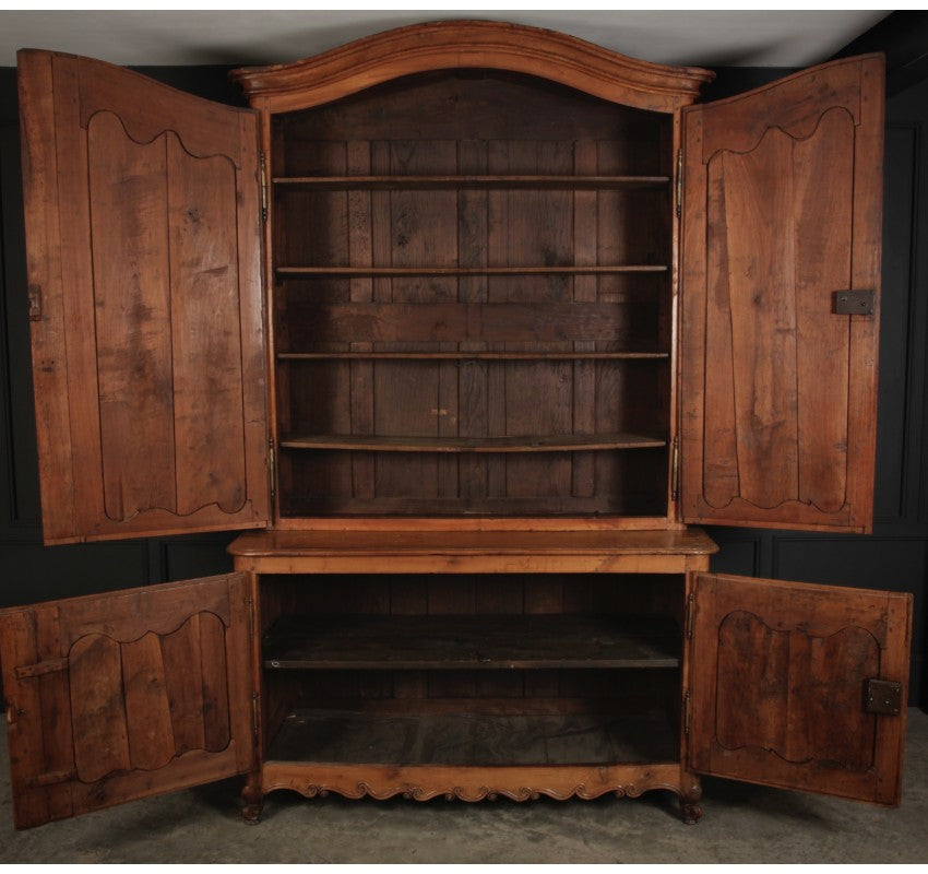 Large 18th Century Cherry Wood Cupboard