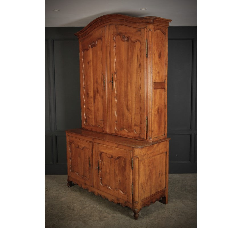 Large 18th Century Cherry Wood Cupboard