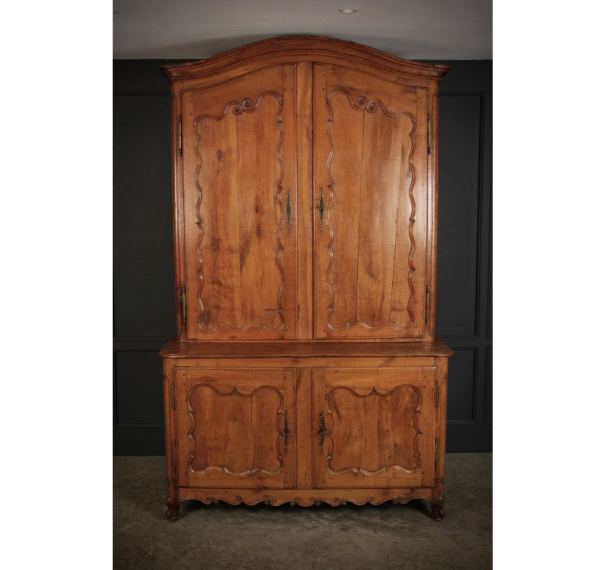 Large 18th Century Cherry Wood Cupboard