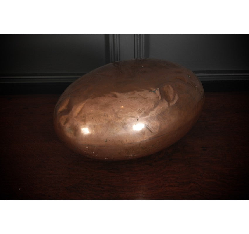 Large Decorative Copper Egg