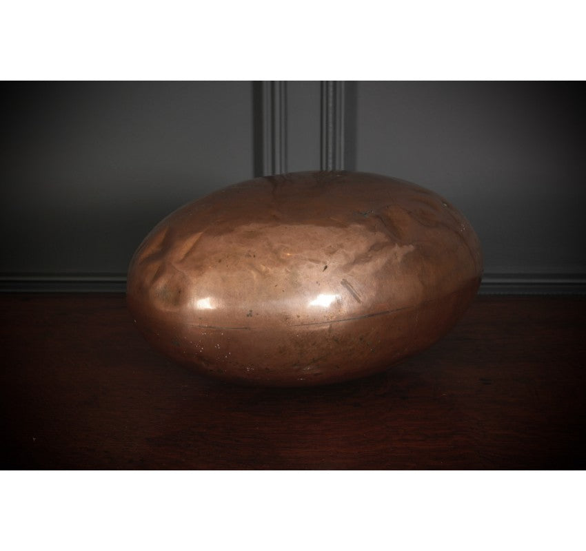 Large Decorative Copper Egg