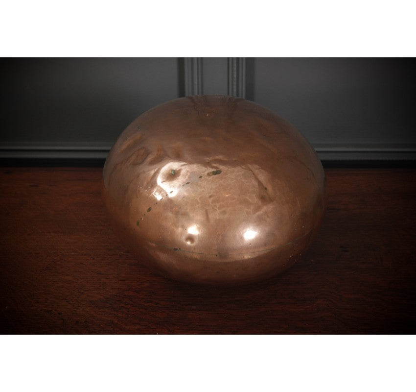 Large Decorative Copper Egg