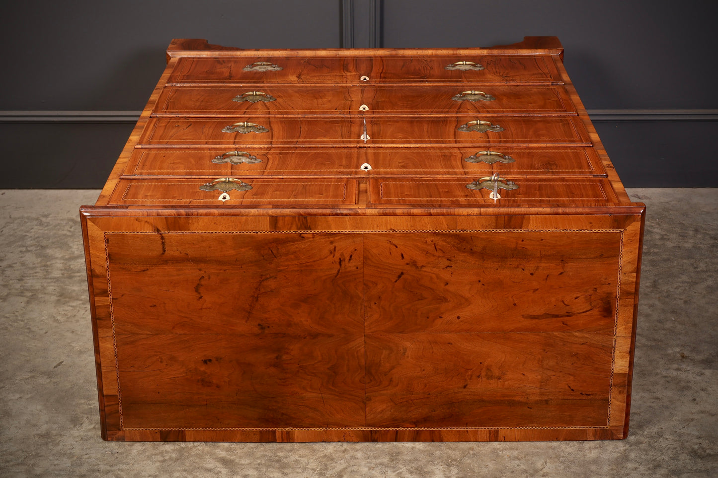 George III Walnut Chest of Drawers