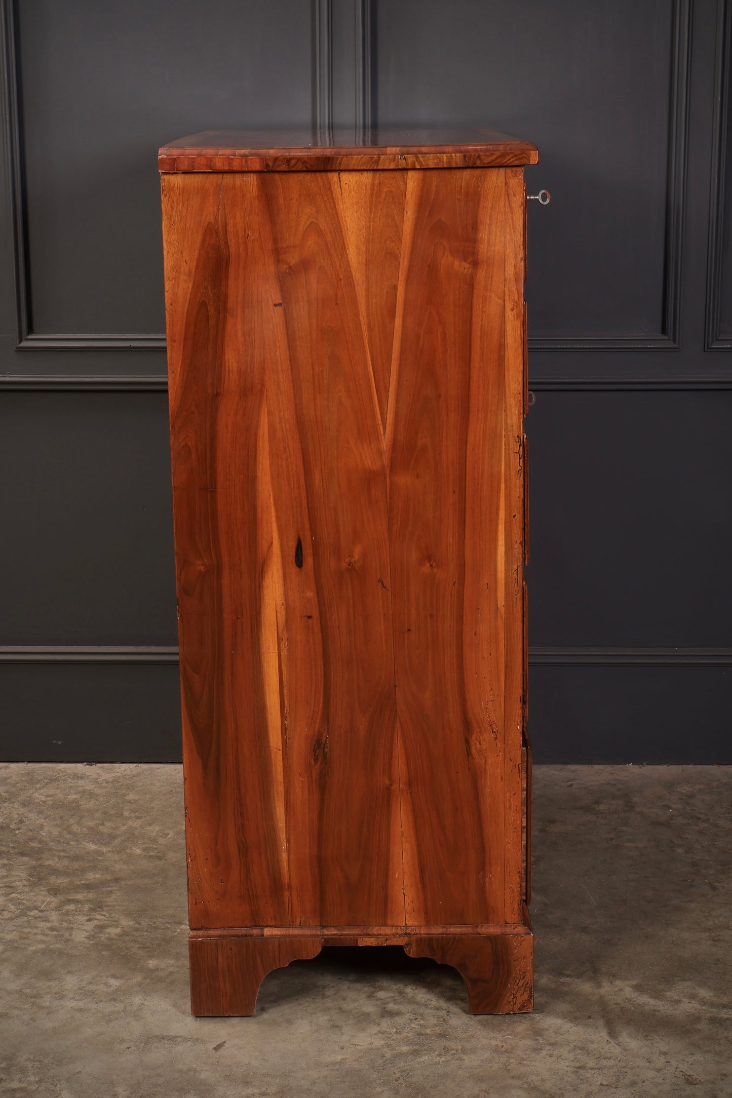 George III Walnut Chest of Drawers