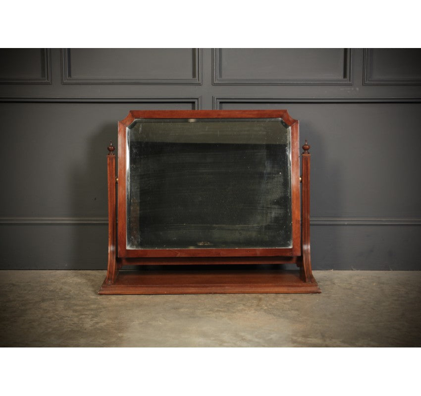 Large Mahogany Dressing Table Mirror
