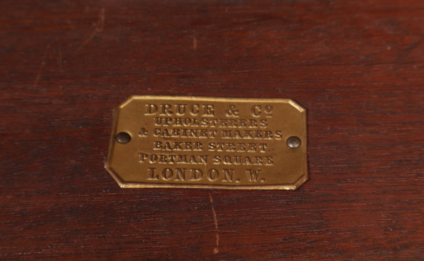 Large Sheraton Style Mahogany Serving Table