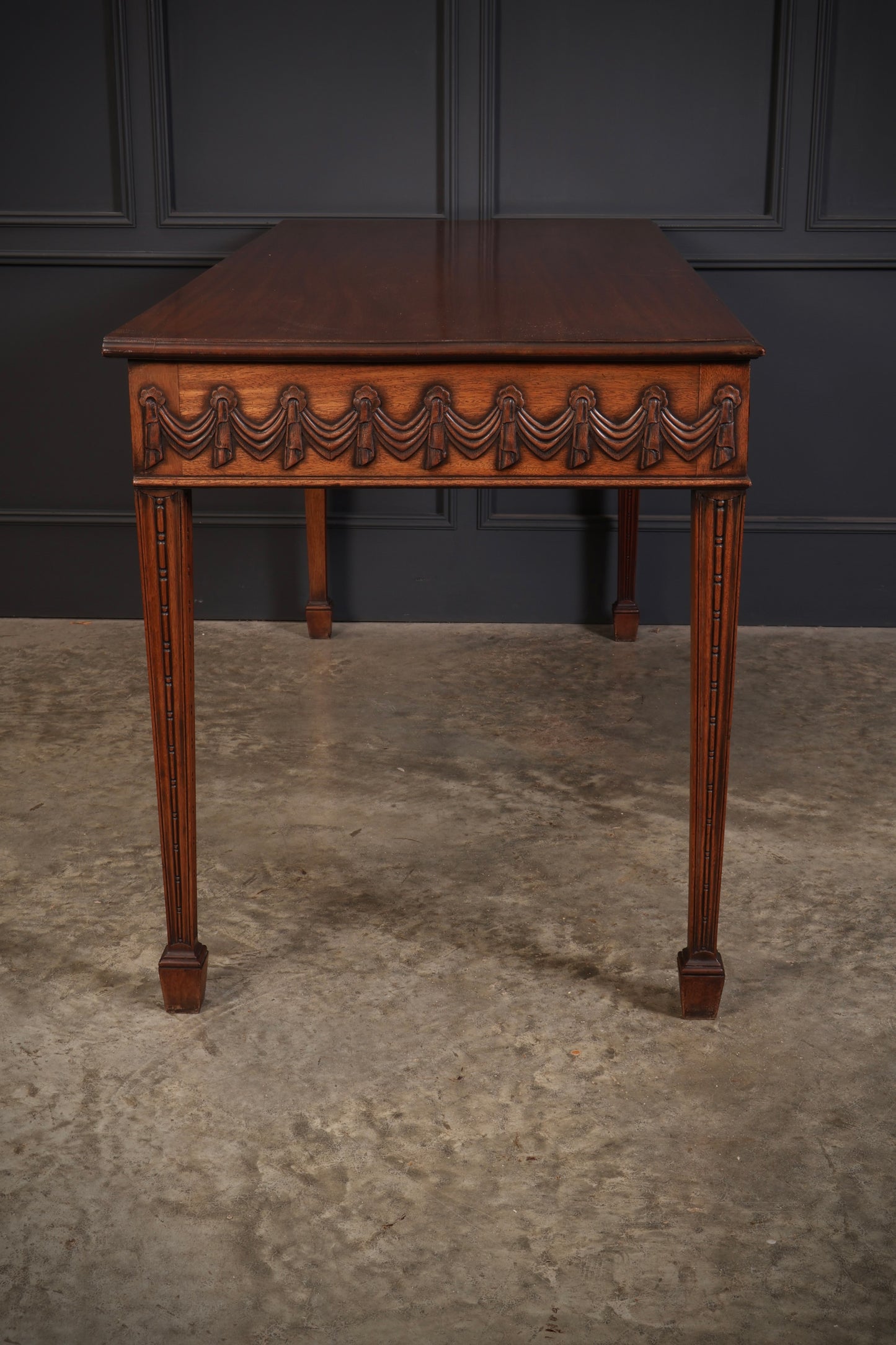Large Sheraton Style Mahogany Serving Table