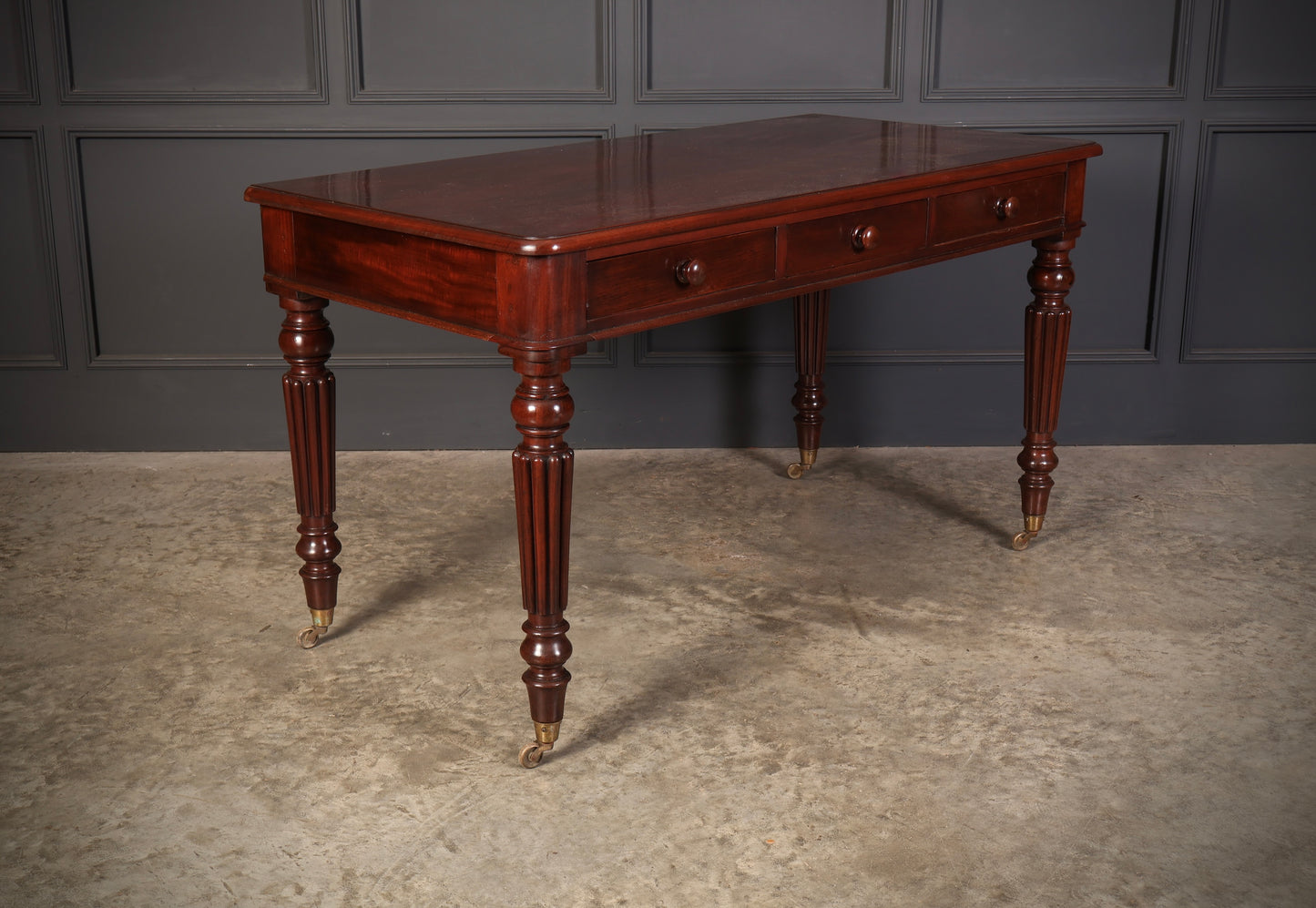 Large Victorian Mahogany Side/Writing Table