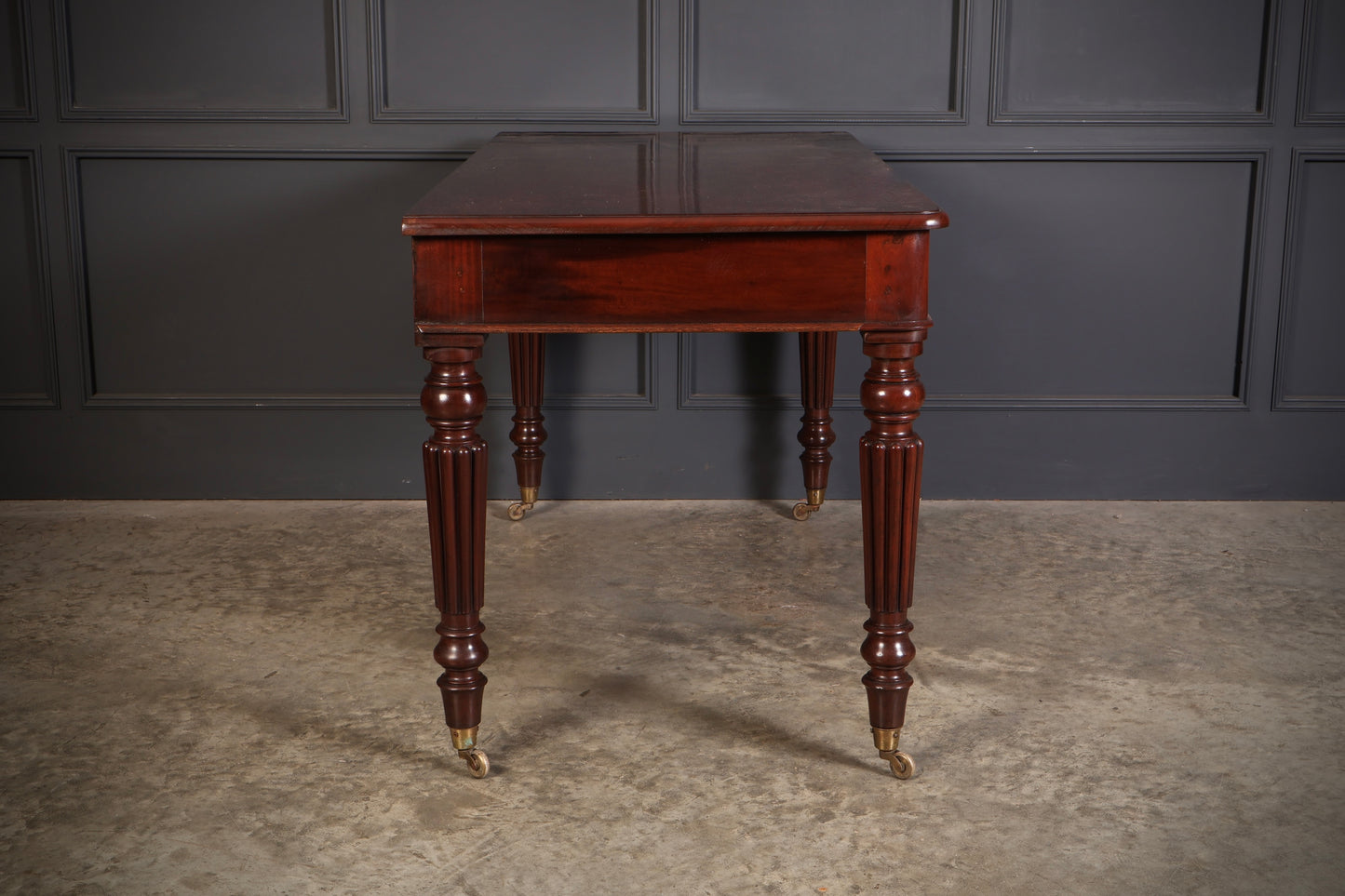 Large Victorian Mahogany Side/Writing Table