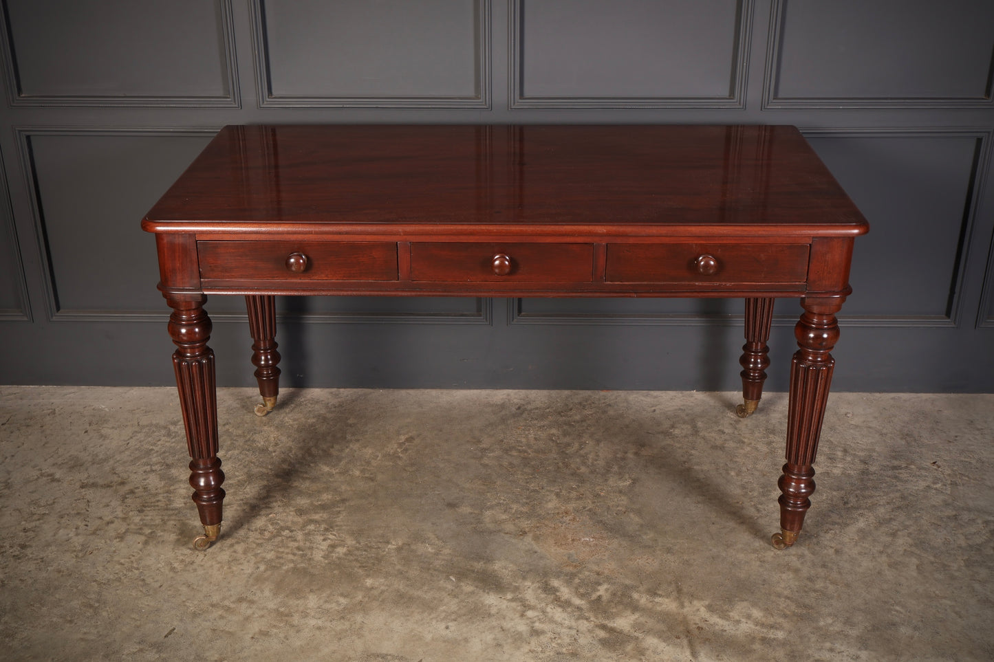 Large Victorian Mahogany Side/Writing Table