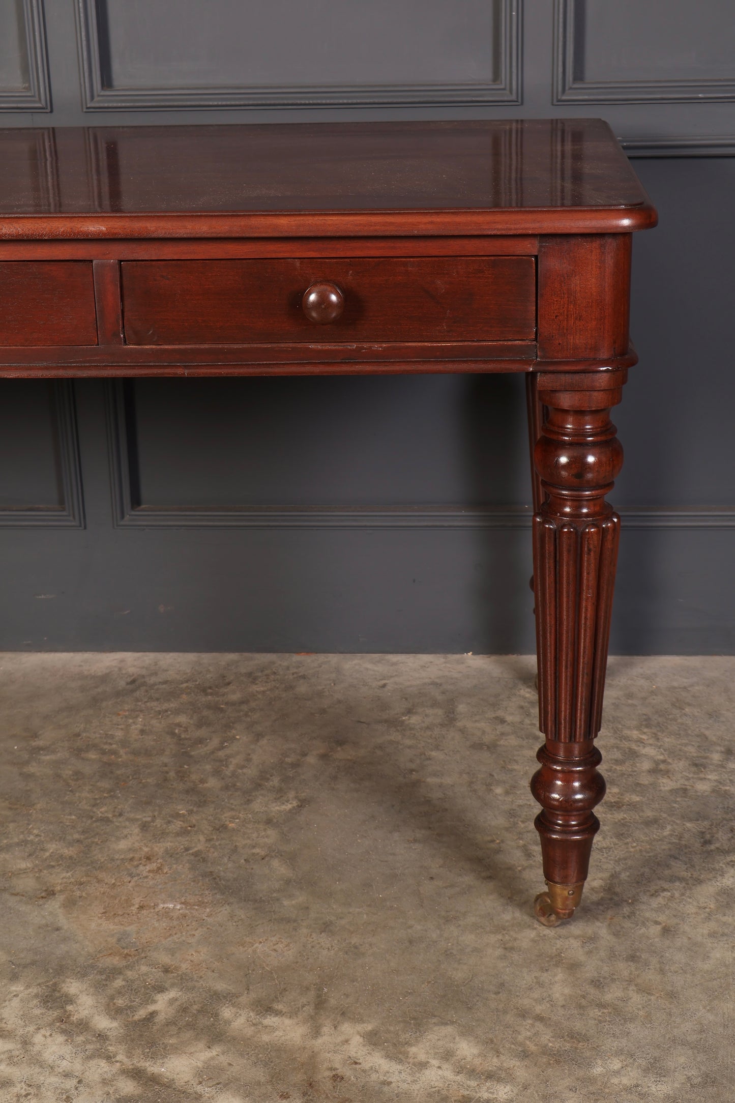 Large Victorian Mahogany Side/Writing Table