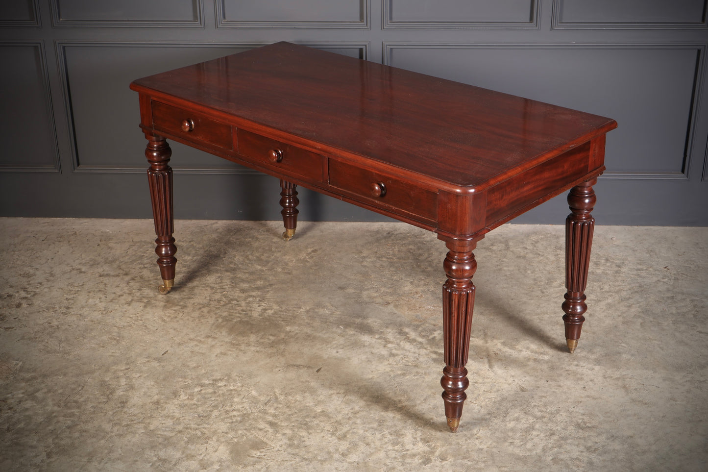Large Victorian Mahogany Side/Writing Table
