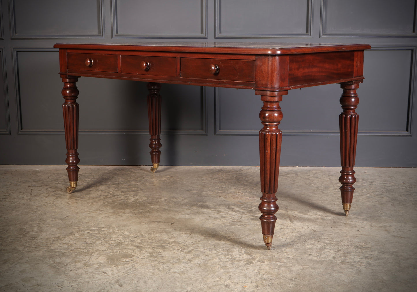 Large Victorian Mahogany Side/Writing Table