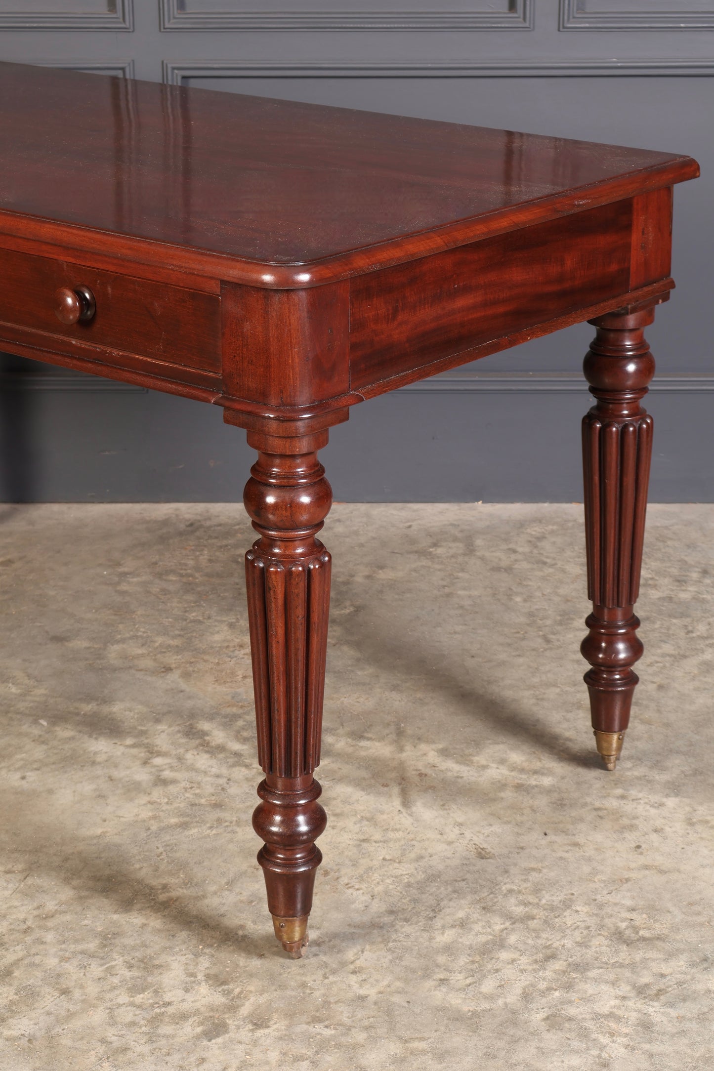 Large Victorian Mahogany Side/Writing Table