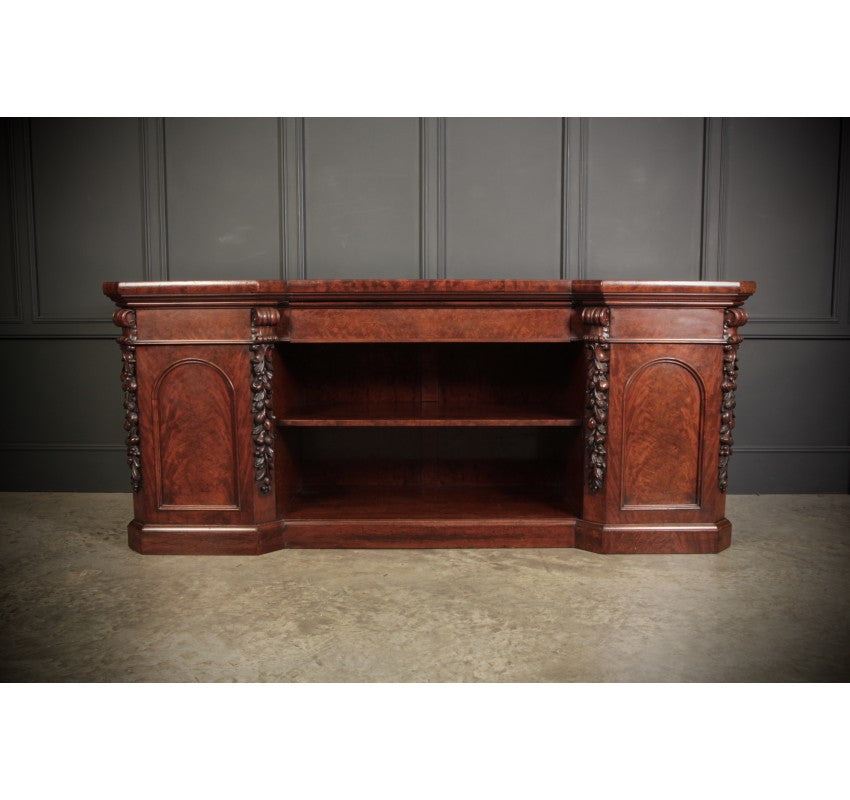 Large Victorian Mahogany Sideboard