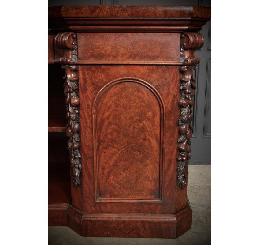 Large Victorian Mahogany Sideboard