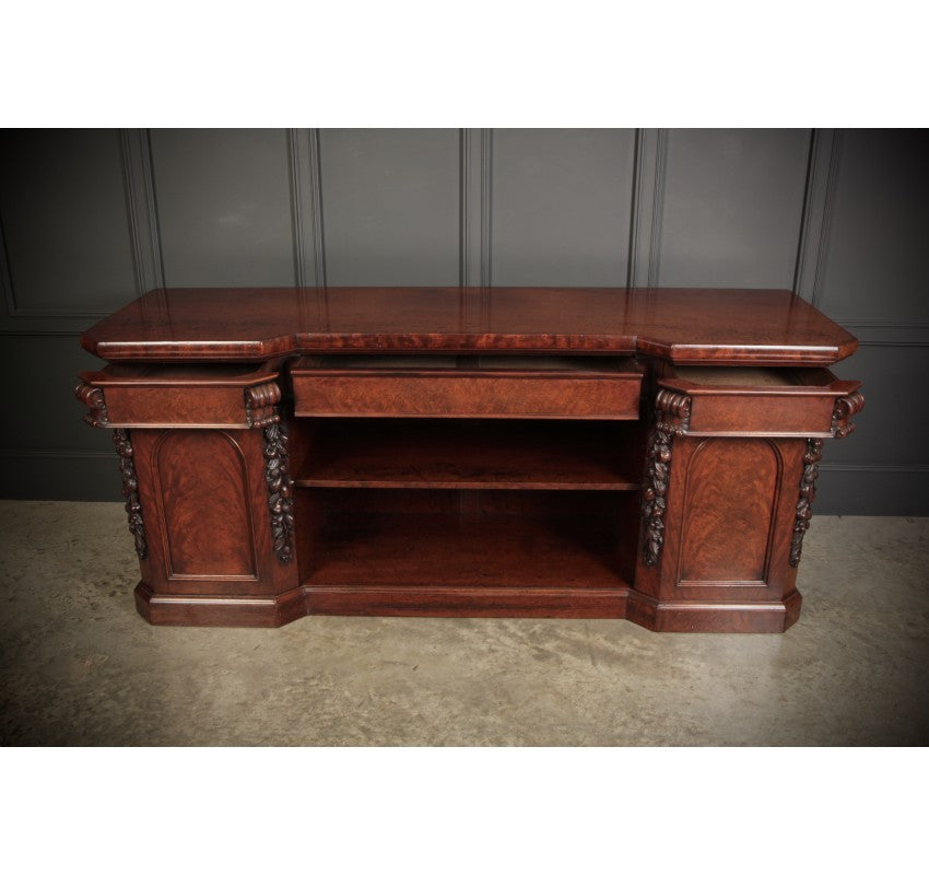 Large Victorian Mahogany Sideboard