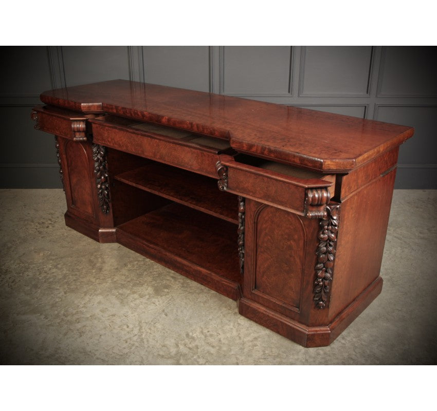 Large Victorian Mahogany Sideboard