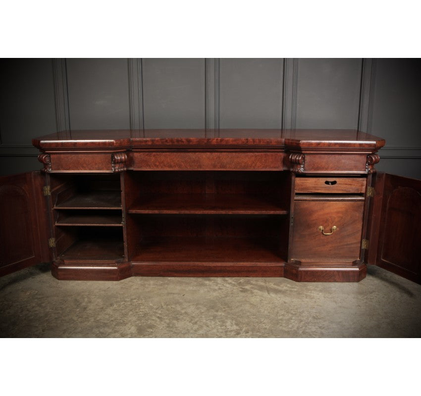 Large Victorian Mahogany Sideboard
