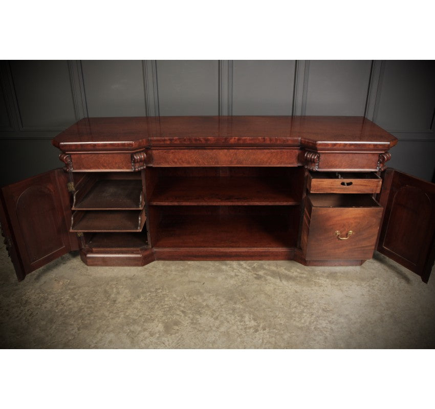 Large Victorian Mahogany Sideboard