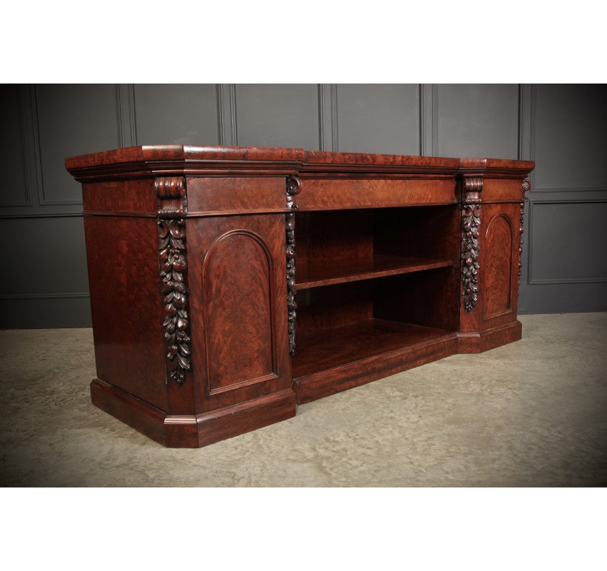 Large Victorian Mahogany Sideboard