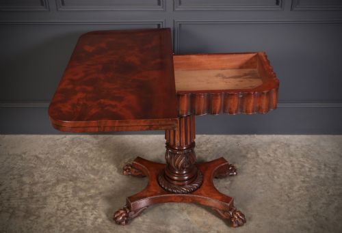Late Regency Mahogany Card Table