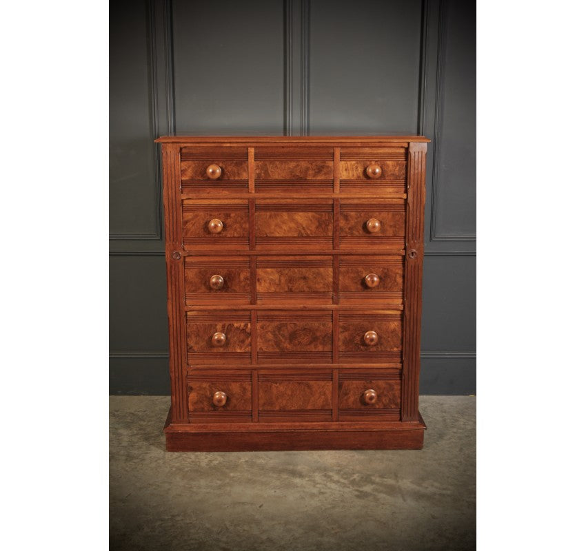 Late Victorian Walnut Chest of Drawers