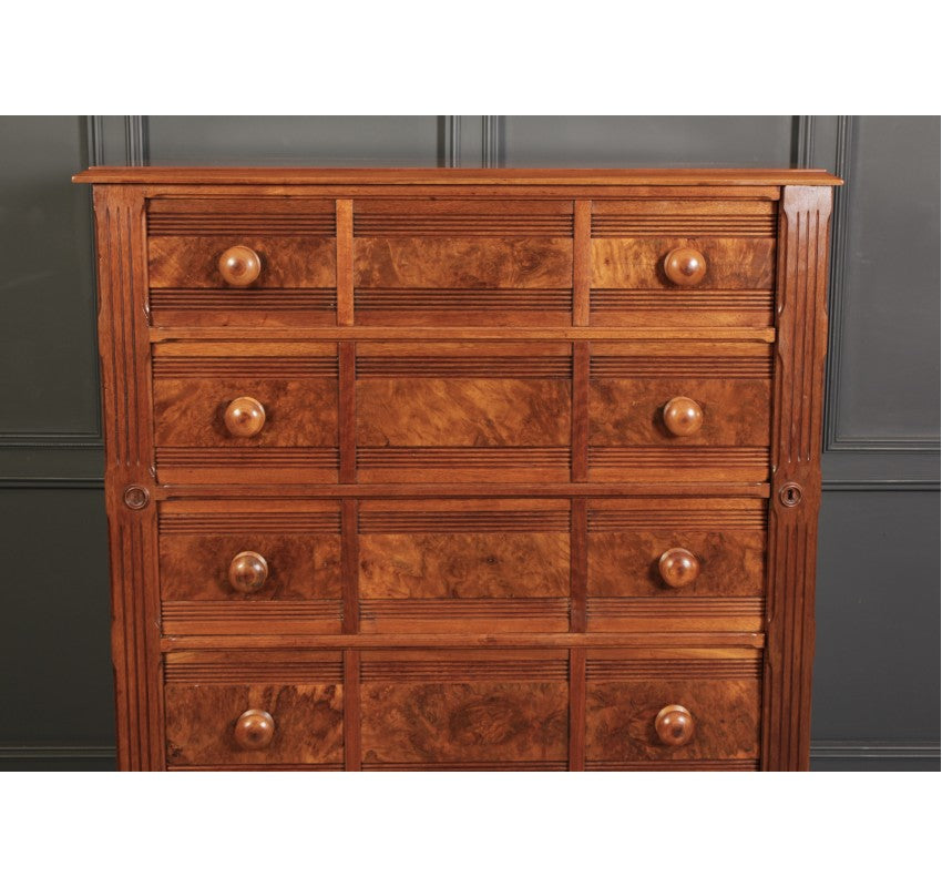 Late Victorian Walnut Chest of Drawers