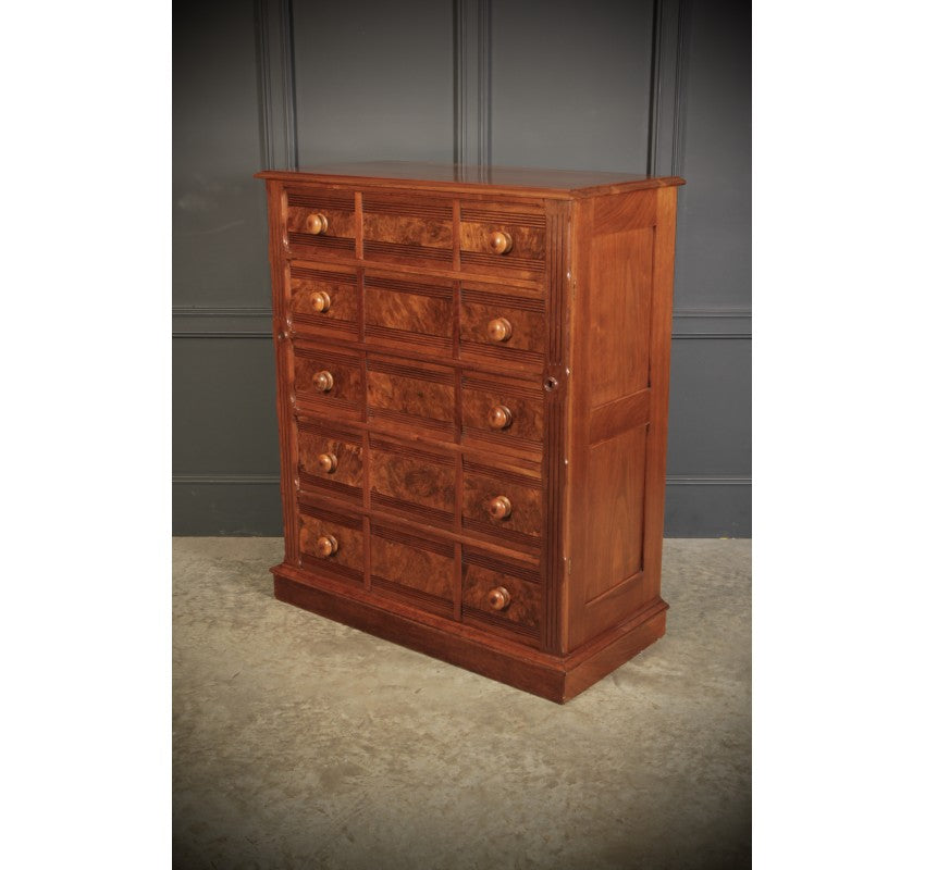 Late Victorian Walnut Chest of Drawers