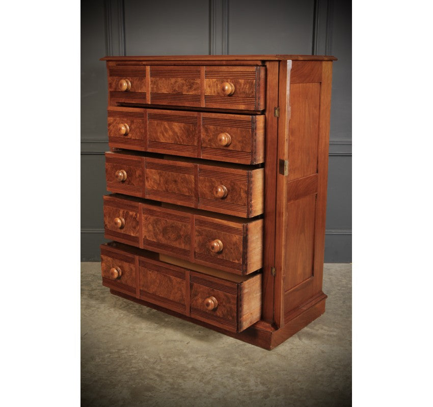 Late Victorian Walnut Chest of Drawers