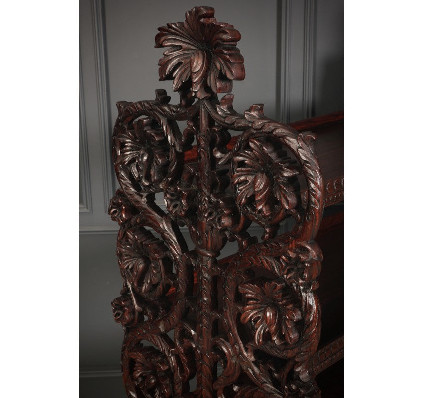 Magnificent Burmese Carved 3 Tier Buffet