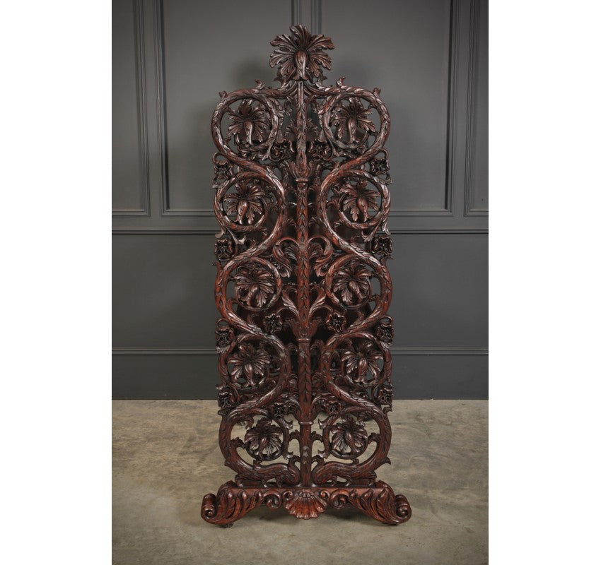 Magnificent Burmese Carved 3 Tier Buffet