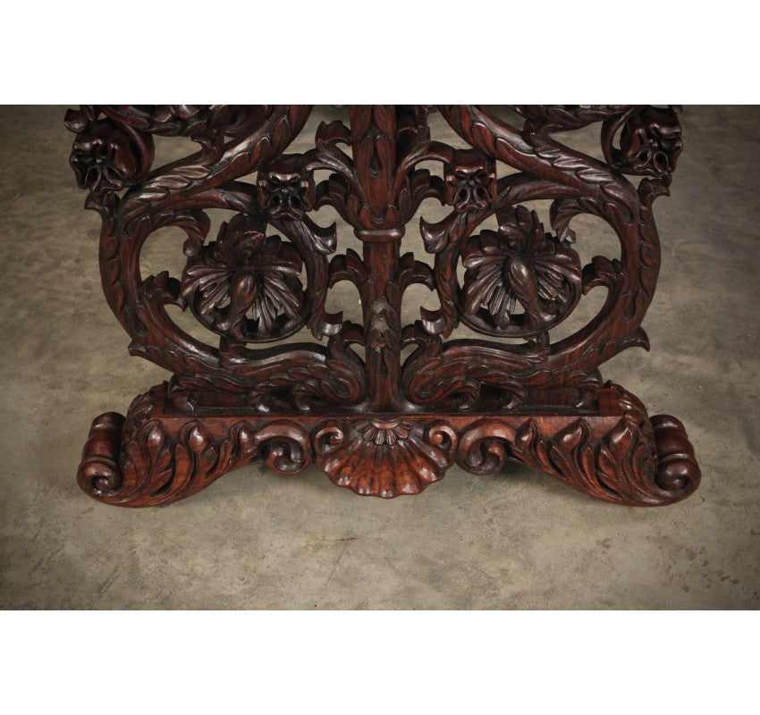 Magnificent Burmese Carved 3 Tier Buffet