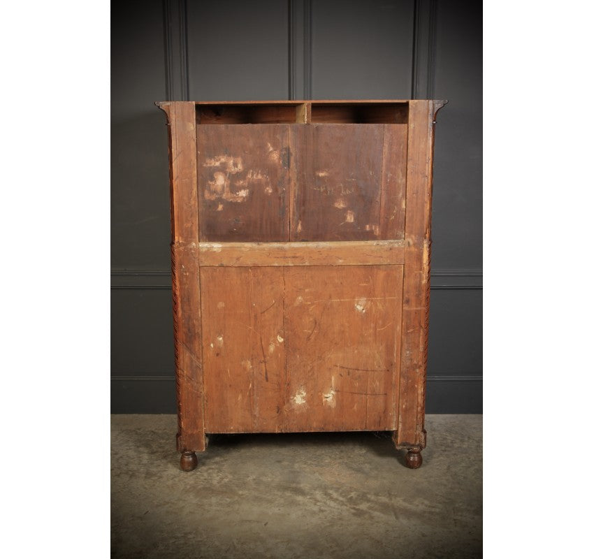 Magnificent Marquetry Inlaid Rosewood Cabinet