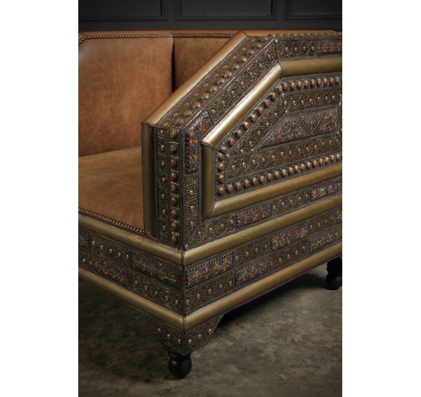 Moroccan 3 piece Sofa & Armchairs Suite