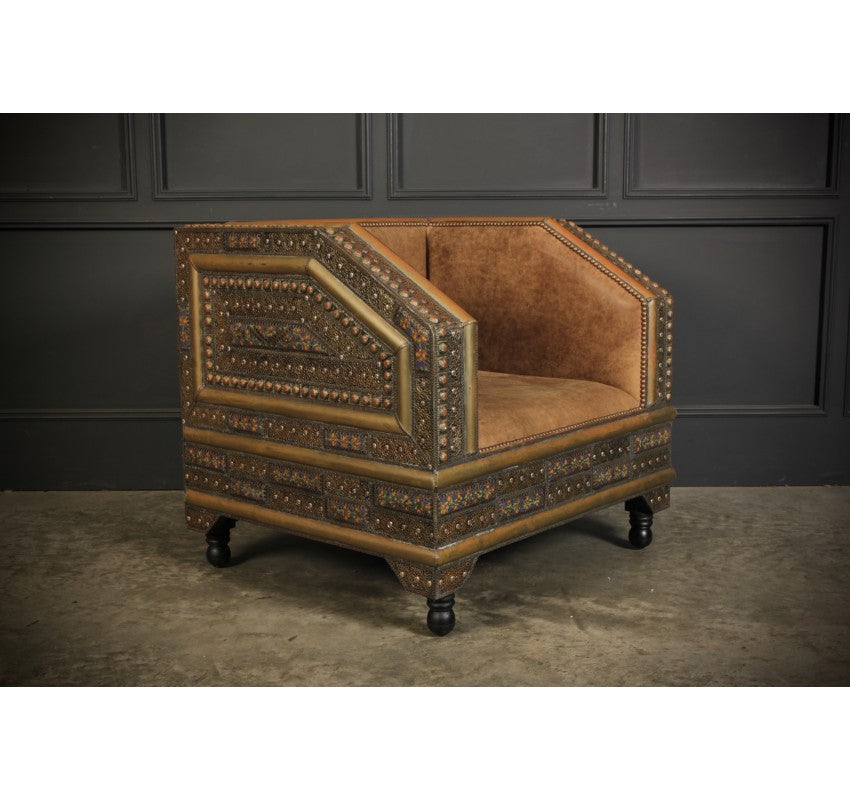 Moroccan 3 piece Sofa & Armchairs Suite