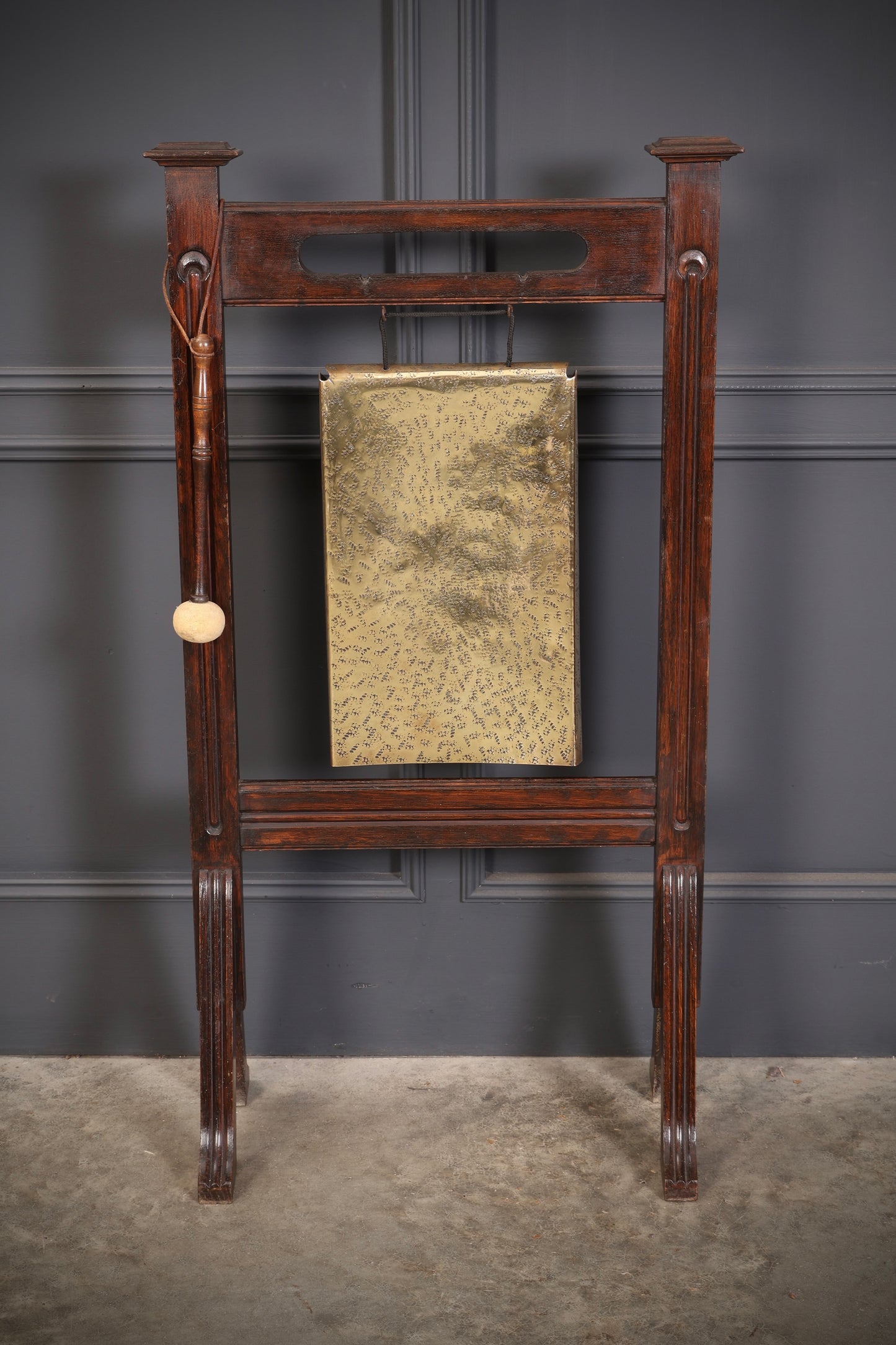 Oak & Brass Dinner Gong