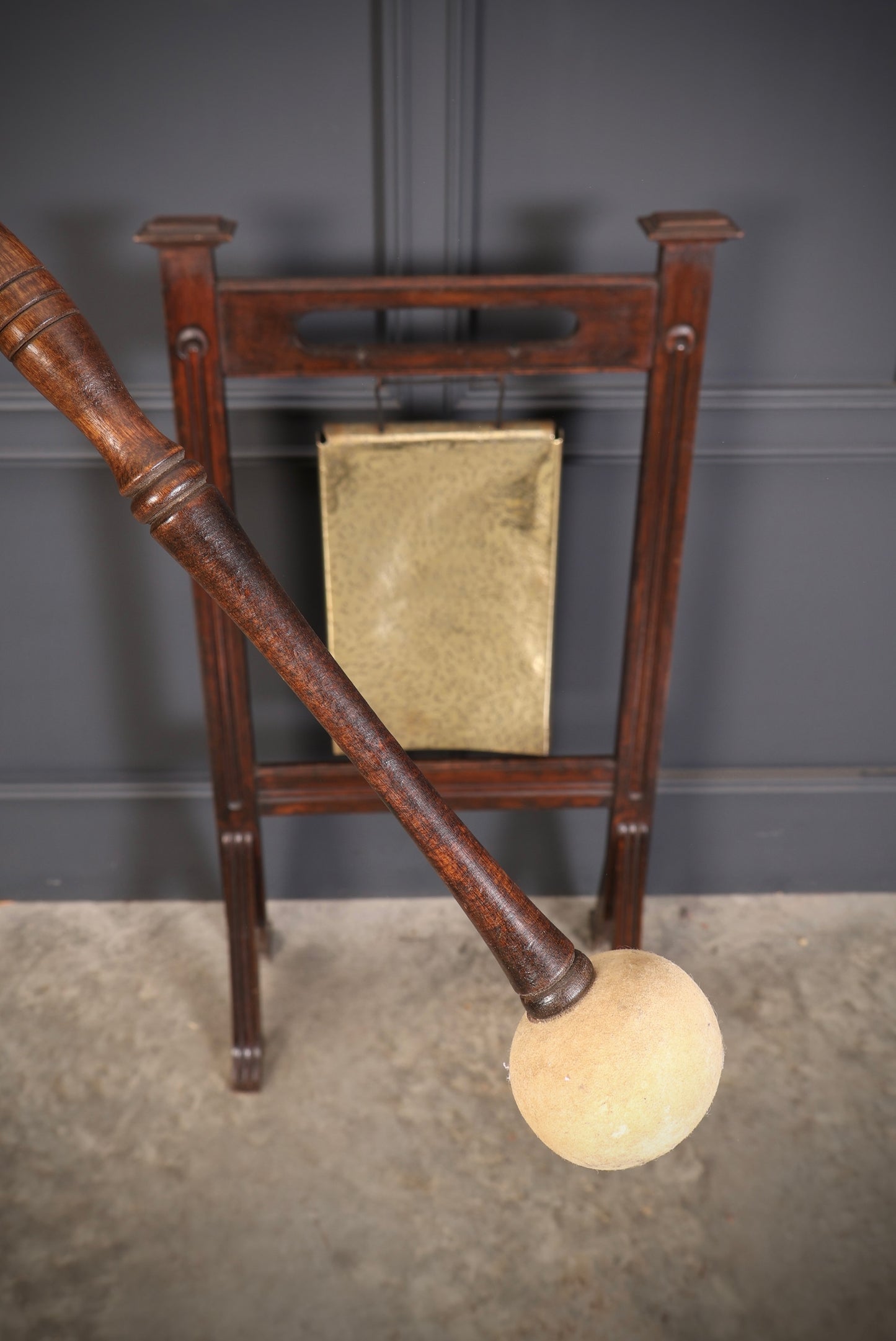 Oak & Brass Dinner Gong