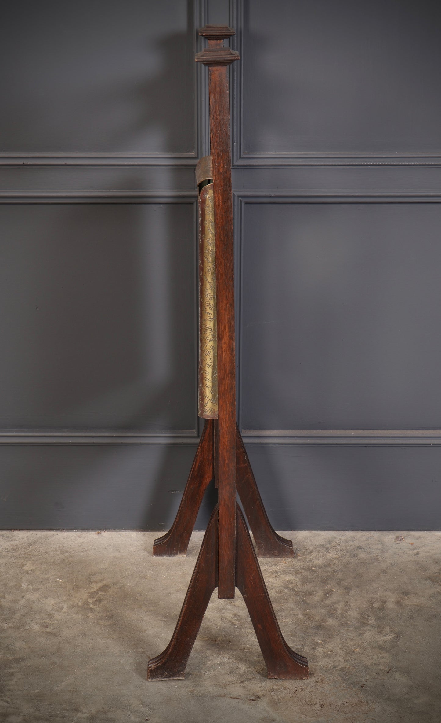 Oak & Brass Dinner Gong