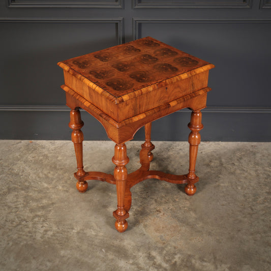 Oyster Walnut Box On Stand