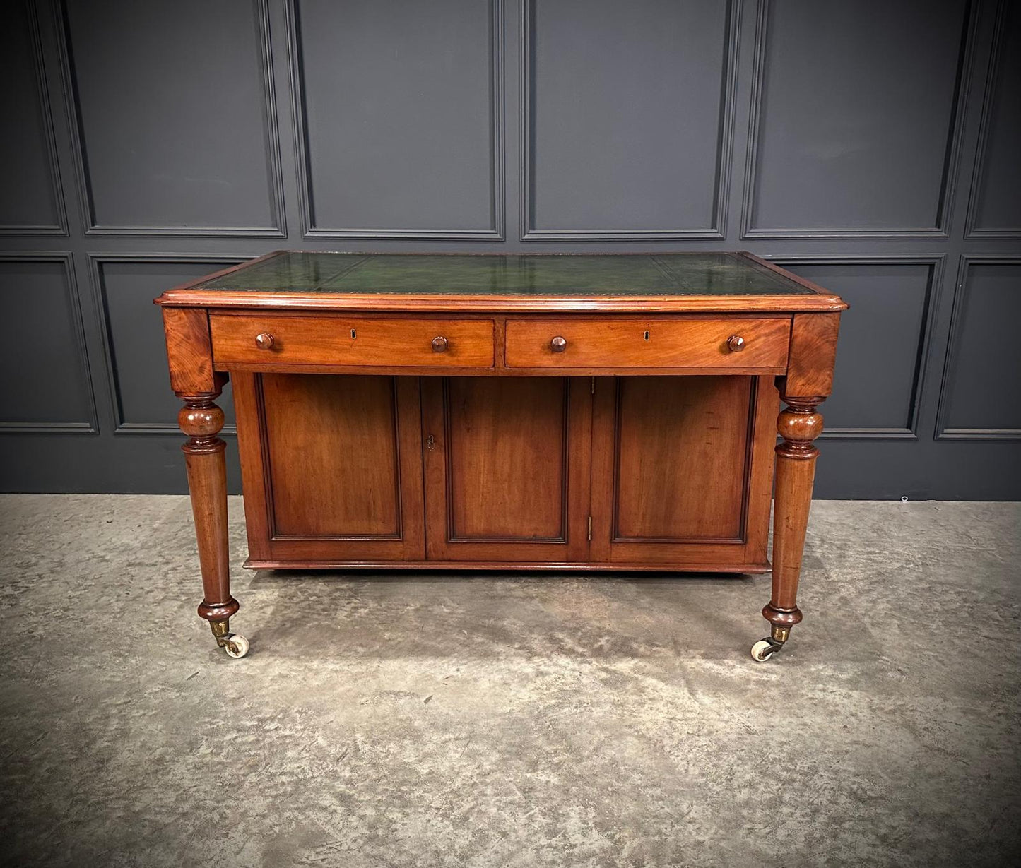 Rare Victorian Mahogany Specimen Desk