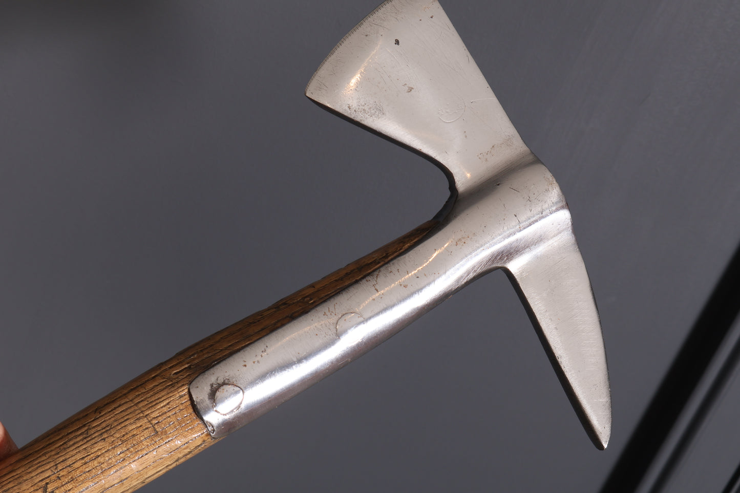 Pair of Elm Handled Auxiliary Fire Service Fireman's Axes