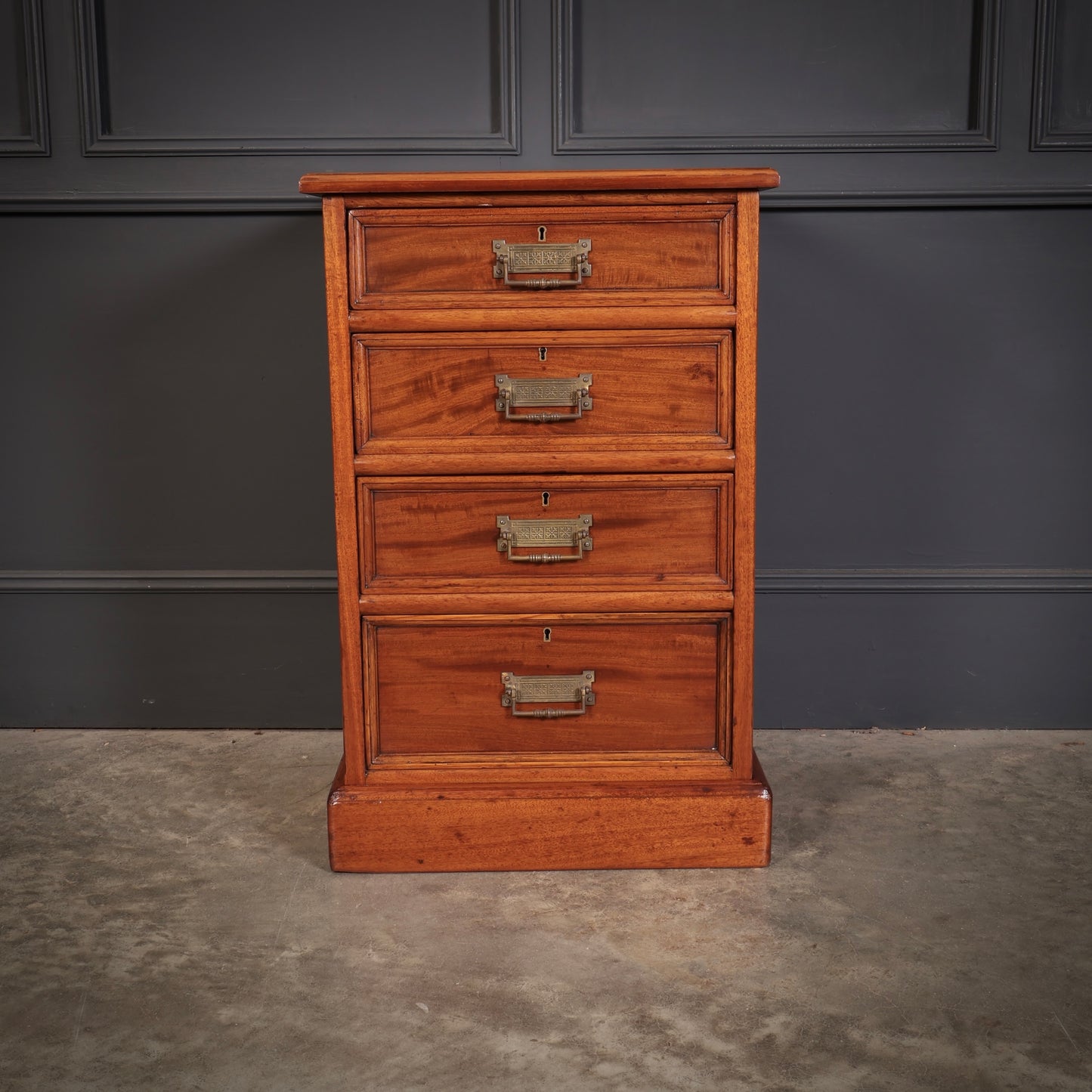 Pair of Large Victorian Mahogany Bedside Chests