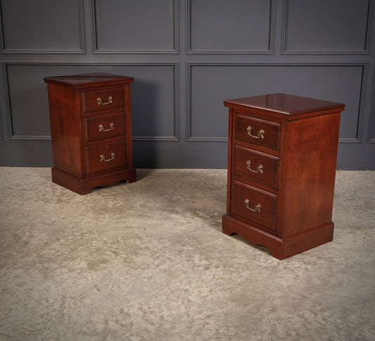 Pair of Mahogany Bedside Chests