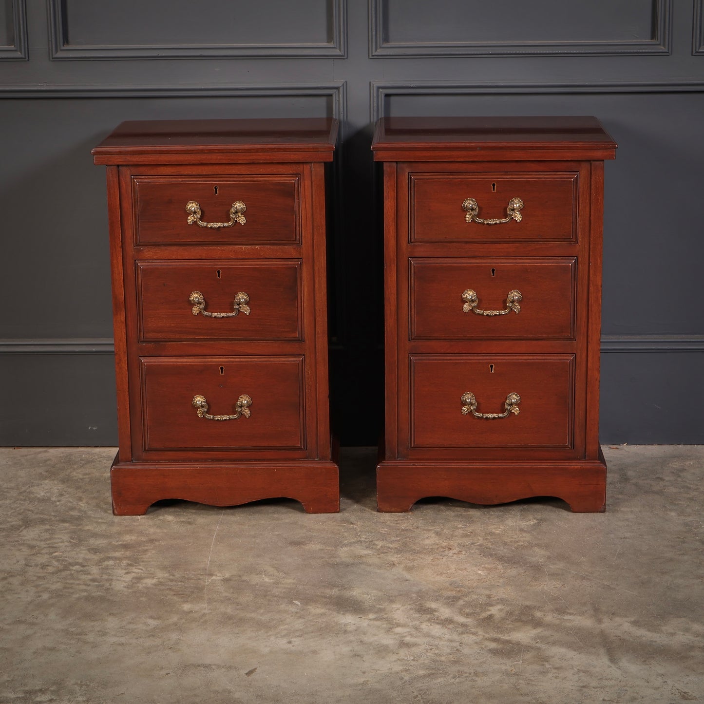 Pair of Mahogany Bedside Chests