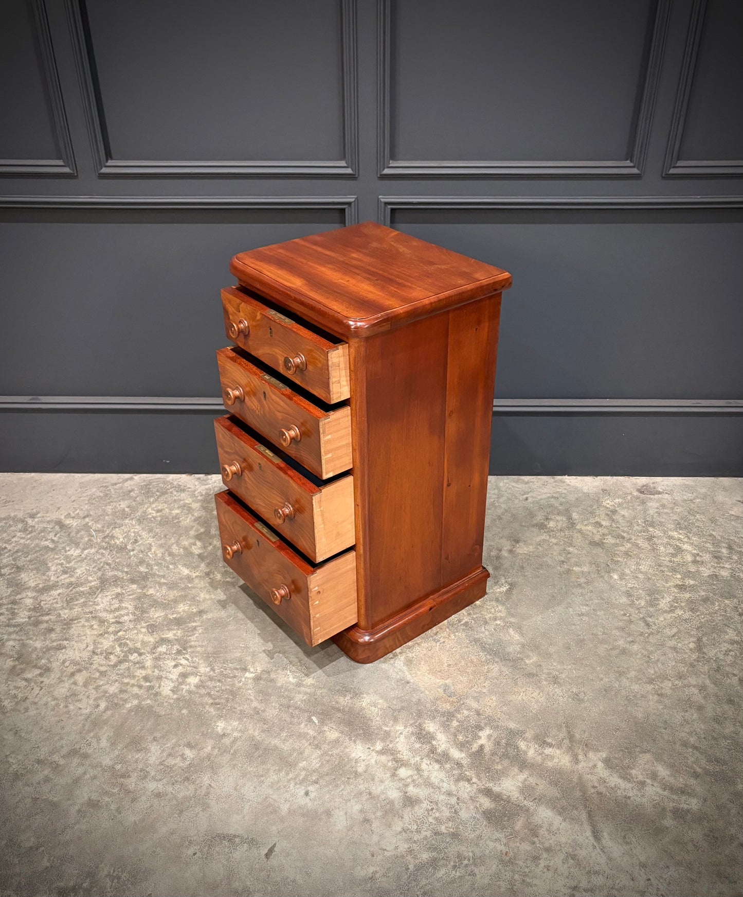 Pair of Victorian Mahogany Bedside Chests