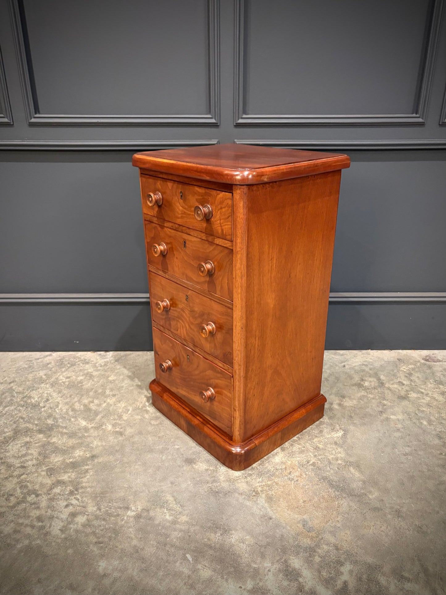Pair of Victorian Mahogany Bedside Chests