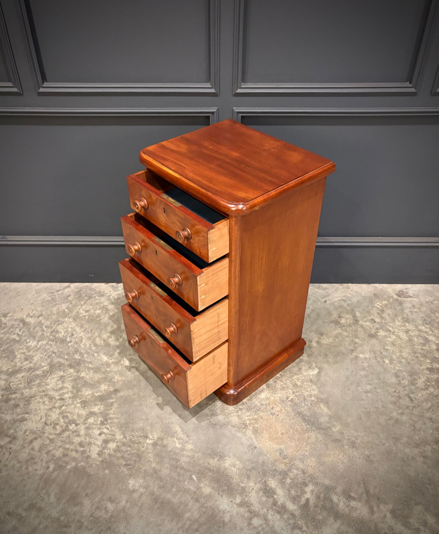 Pair of Victorian Mahogany Bedside Chests
