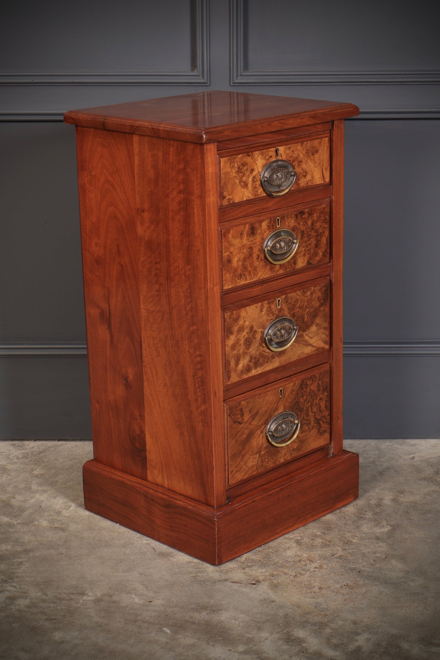 Pair of Walnut Bedside Chests