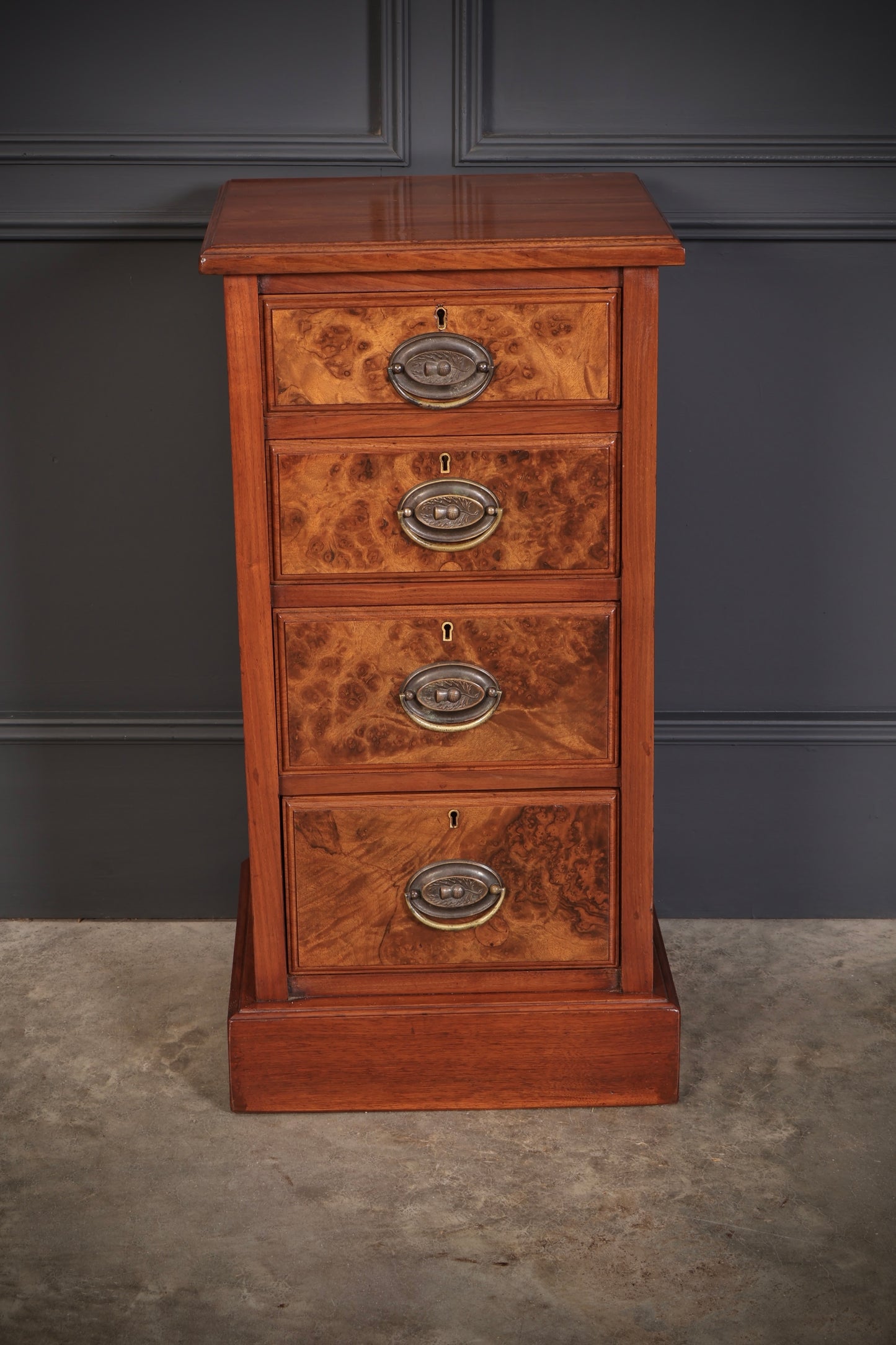 Pair of Walnut Bedside Chests